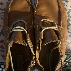 OluKai Brown Leather Loafers
